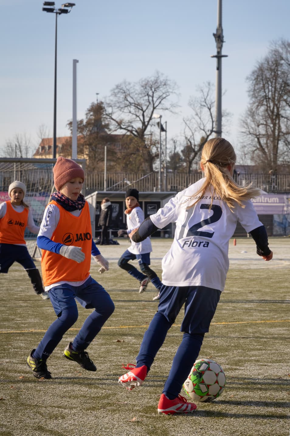 Probetraining für ambitionierte Mädchenfußballerinnen