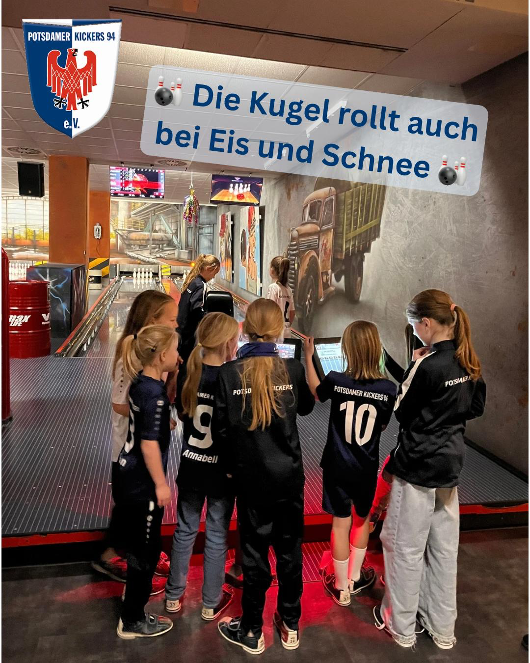 Montags ist Mädchen-Training ⚽️