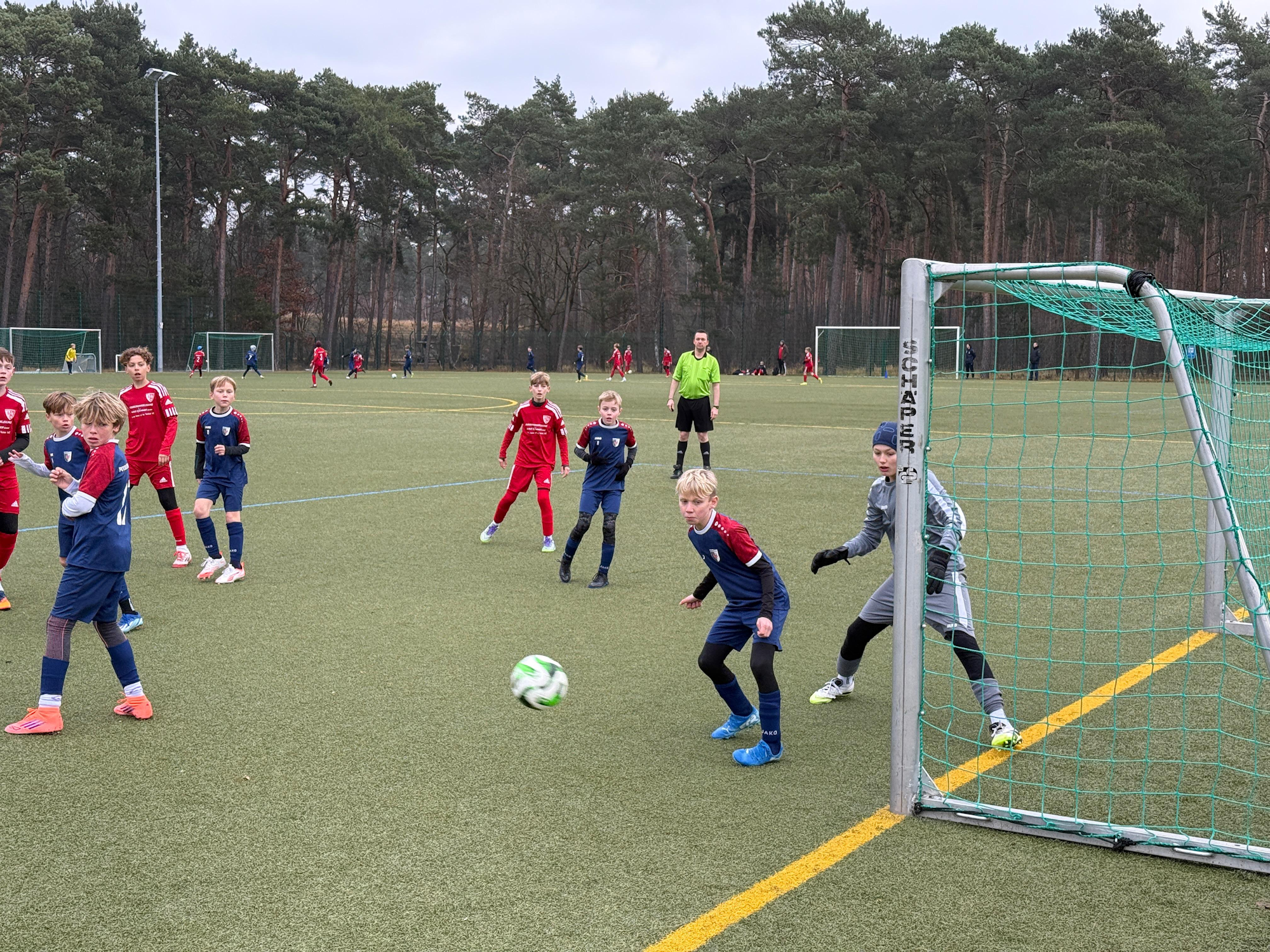 U12 unterliegt knapp in Ludwigsfelde