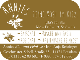 Annies, Feine Kost am Kiez