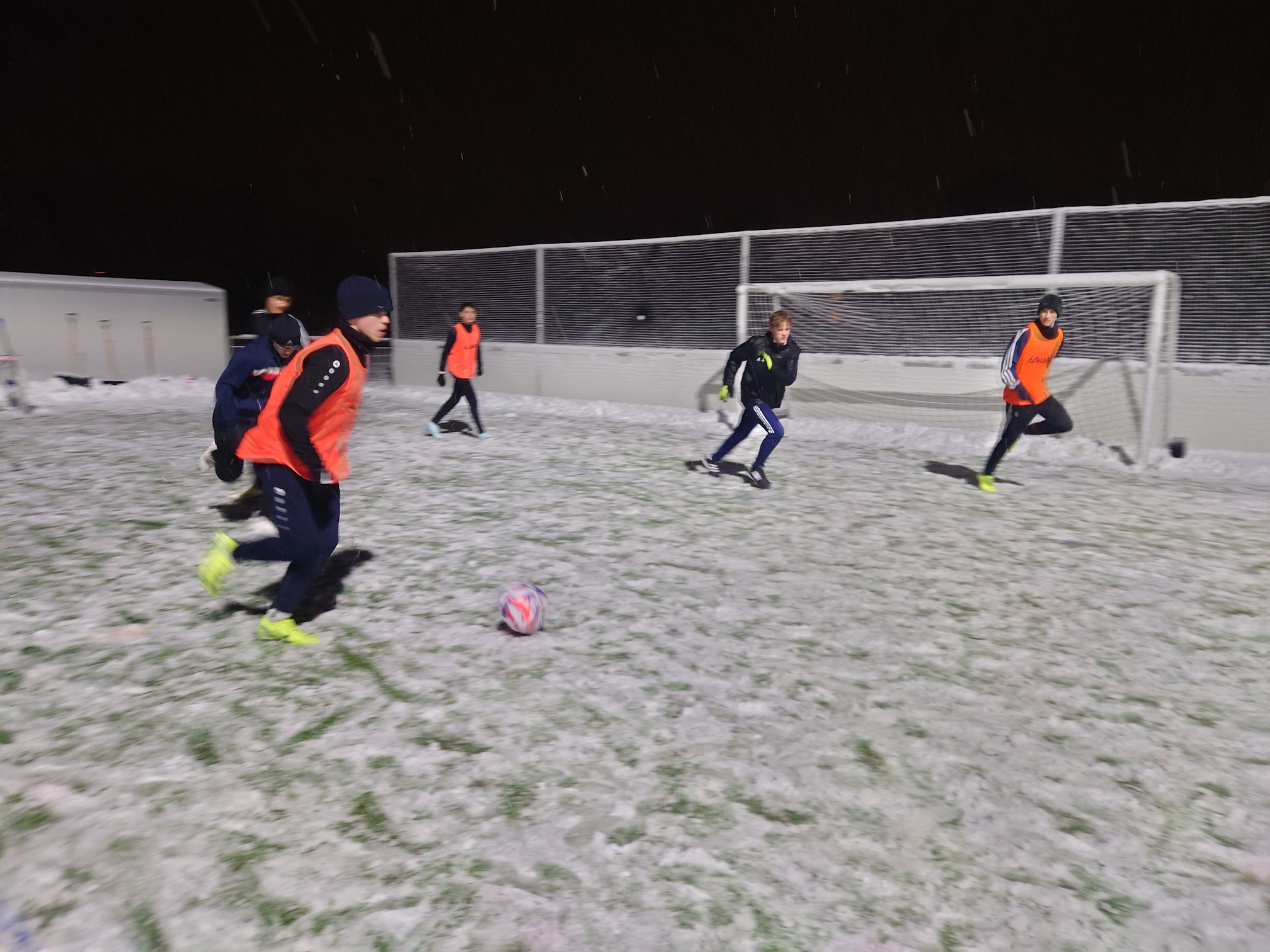 Verschneiter Trainingsauftakt der U19